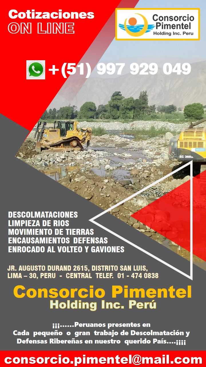 Obras de Reconstrucción Emergencia - Maquinaria PERU 2022